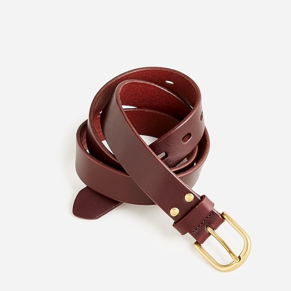J Crew Leather Belt Size Small
